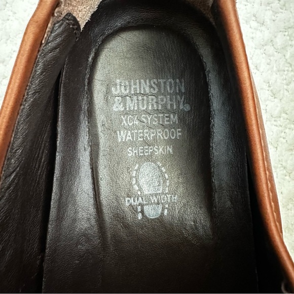 Johnston & Murphy XC4 System Waterproof Sheepskin Loafer Brown Men’s Size 8.5 M - Picture 5 of 13